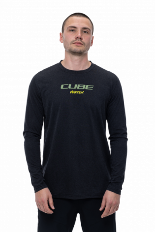 Koszulka rowerowa Cube 12429 MTB Round Neck Jersey FLOW L/S