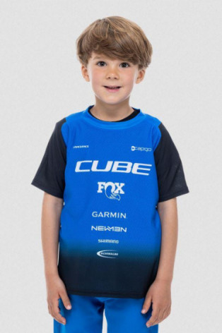 Koszulka rowerowa Cube 12446 VERTEX Jersey ROOKIE X Actionteam S/S Jr