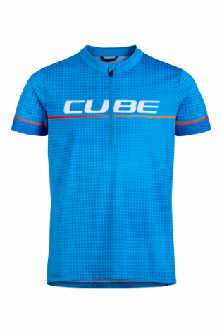 Koszulka rowerowa Cube 10223 ROAD/XC Jersey Half Zip ROOKIE S/S Jr