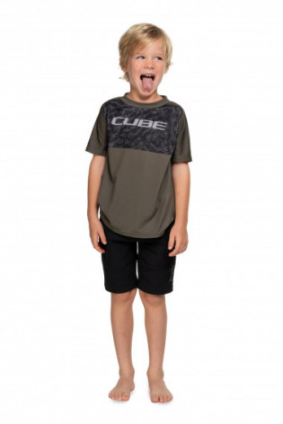 Koszulka rowerowa Cube 10222 MTB ROOKIE TM S/S JR