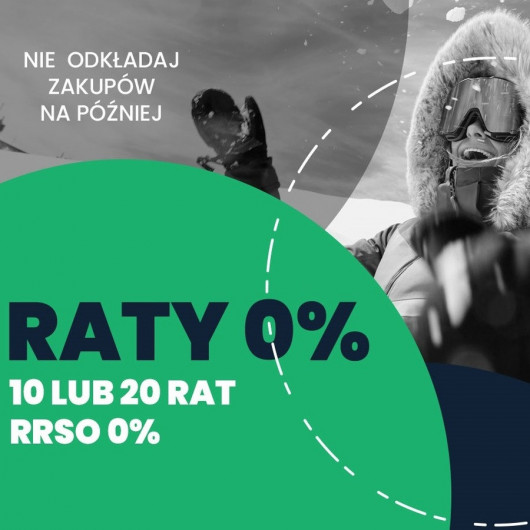 Raty 0% na wymarzony sprzęt zimowy!