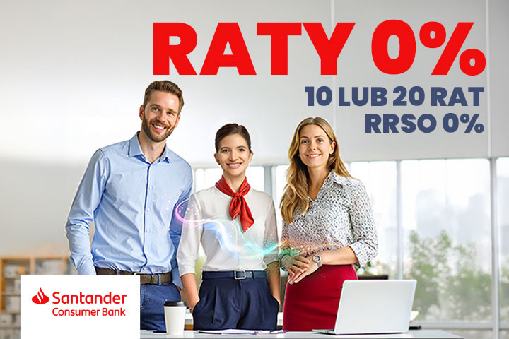 Raty 0% na wymarzone zakupy!